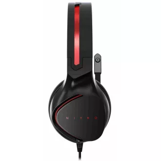 Acer NITRO GAMING HEADSET - 3, 5 mm-es jack csatlakozó, 50 mm-es hangszórók, impedancia 21 ohm, mikrofon, (kiskereskedelmi csomag)