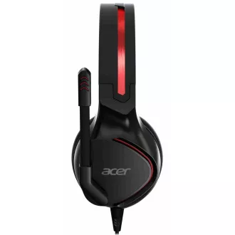 Acer NITRO GAMING HEADSET - 3, 5 mm-es jack csatlakozó, 50 mm-es hangszórók, impedancia 21 ohm, mikrofon, (kiskereskedelmi csomag)