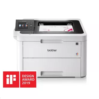 Brother nyomtató HL-színű LED L3270CDW - A4, 24ppm, 2400x600, 256, USB 2.0, WiFi, 250oldal, 6,8 cm-es érintőképernyő DUPLEX