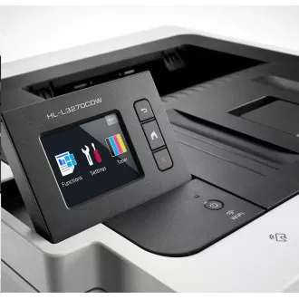 Brother nyomtató HL-színű LED L3270CDW - A4, 24ppm, 2400x600, 256, USB 2.0, WiFi, 250oldal, 6,8 cm-es érintőképernyő DUPLEX