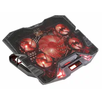 EVOLVEO Ania 5R, laptop hűtőállvány, piros háttérvilágítás