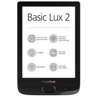 POCKETBOOK 616 Basic Lux 2, Obsidian Black POCKETBOOK 616 Basic Lux 2, Obsidian Black