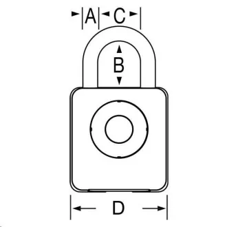 MasterLock 4400EURD Elektronikus lakat