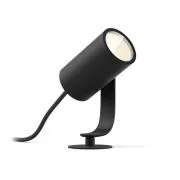 PHILIPS Lily Outdoor spotlámpa, fehér árnyalat és színes hangulat, 230 V, 1x8 W integrált LED, matt króm, kiterjesztés (1741530P7)