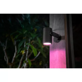 PHILIPS Lily Outdoor spotlámpa, fehér árnyalat és színes hangulat, 230 V, 1x8 W integrált LED, matt króm, kiterjesztés (1741530P7) PHILIPS Lily Outdoor spotlámpa, fehér árnyalat és színes hangulat, 230 V, 1x8 W integrált LED, matt króm, kiterjesztés (1741530P7)
