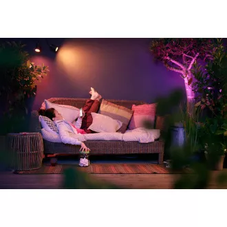 PHILIPS Lily Outdoor spotlámpa, fehér árnyalat és színes hangulat, 230 V, 1x8 W integrált LED, matt króm, kiterjesztés (1741530P7) PHILIPS Lily Outdoor spotlámpa, fehér árnyalat és színes hangulat, 230 V, 1x8 W integrált LED, matt króm, kiterjesztés (1741530P7)