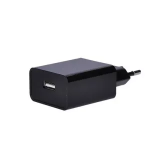 Solight USB töltőadapter, 1x USB, 2400mA, AC 230V, fekete Solight USB töltőadapter, 1x USB, 2400mA, AC 230V, fekete