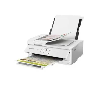 Canon PIXMA nyomtató TS9551C fehér - színes, MF (nyomtatás, másolás, szkennelés, felhő), duplex, USB, LAN, Wi-Fi, Bluetooth