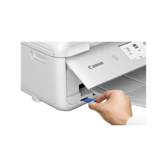 Canon PIXMA nyomtató TS9551C fehér - színes, MF (nyomtatás, másolás, szkennelés, felhő), duplex, USB, LAN, Wi-Fi, Bluetooth