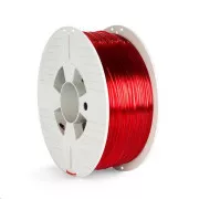VERBATIM 3D nyomtató izzószálas PET-G 1,75 mm 1000 g red transparent