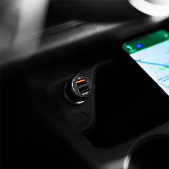 AXAGON PWC-QC5, QUICK és SMART autós töltő, 2x port QC3.0 / AFC / FCP + 5V-2.6A, 31.5W
