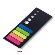 Öntapadós könyvjelzők PP nyíl 12x44mm 5 neon színben 5x20 lap Concorde