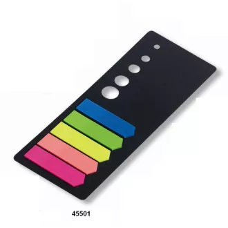 Öntapadós könyvjelzők PP nyíl 12x44mm 5 neon színben 5x20 lap Concorde Öntapadós könyvjelzők PP nyíl 12x44mm 5 neon színben 5x20 lap Concorde