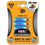 JCB OXI DIGITAL lúgos elem LR03, buborékcsomagolás 4 db