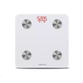 UMAX Scale Smart Scale US20M intelligens személyi mérleg - bluetooth, maximális terhelés 150kg UMAX Scale Smart Scale US20M intelligens személyi mérleg - bluetooth, maximális terhelés 150kg
