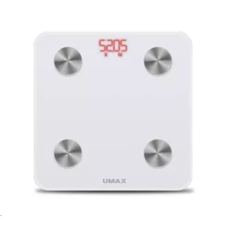 UMAX Scale Smart Scale US20M intelligens személyi mérleg - bluetooth, maximális terhelés 150kg UMAX Scale Smart Scale US20M intelligens személyi mérleg - bluetooth, maximális terhelés 150kg