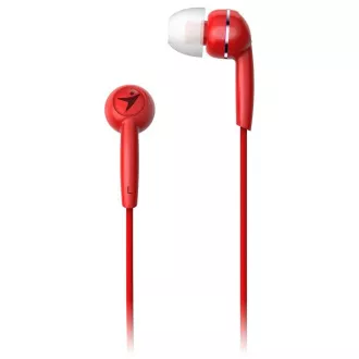 GENIUS fejhallgató mikrofonnal HS-M320, piros