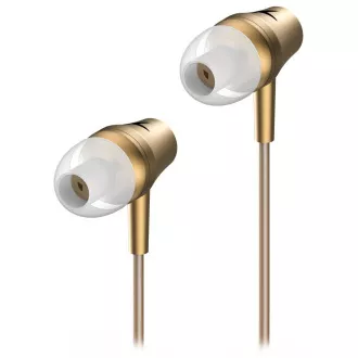 GENIUS fejhallgató mikrofonnal HS-M360, arany