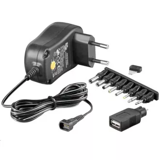 Goobay univerzális hálózati adapter 230V / 3-12V DC 1500mA Goobay univerzális hálózati adapter 230V / 3-12V DC 1500mA