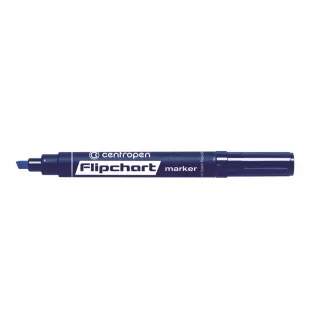 Marker Centropen 8560 flipcharthoz, kék ékvég 1-4,6 mm Marker Centropen 8560 flipcharthoz, kék ékvég 1-4,6 mm