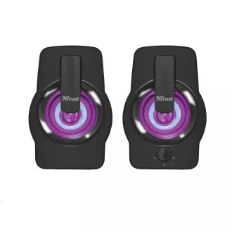 TRUST Gemi RGB 2.0 hangszórókészlet - fekete