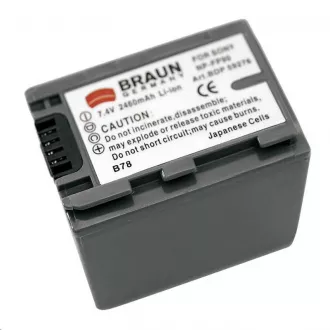 Braun akkumulátor SONY NP-FP90, 2460mAh