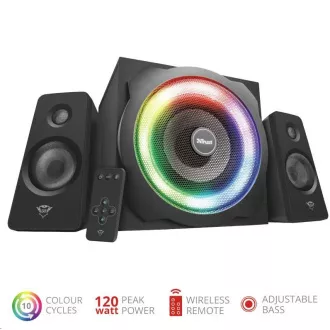 TRUST hangszórók GXT 629 Tytan RGB megvilágított 2.1 hangszórókészlet