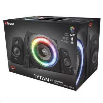 TRUST hangszórók GXT 629 Tytan RGB megvilágított 2.1 hangszórókészlet