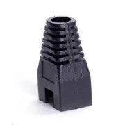 RJ45 csatlakozóhoz való védelem, nem szaggatható - fekete, 100db