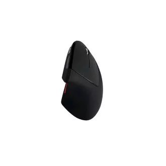 C-TECH egér VEM-09, függőleges, vezeték nélküli, 6 gombos, fekete, USB nano vevő