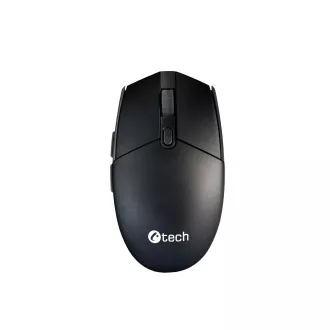 C-TECH egér WLM-06S, vezeték nélküli, 1600DPI, 6 gomb, fekete-grafit, néma