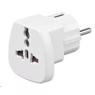 Goobay Univerzális utazási adapter külföldi készülékekhez a CZ IEC 320 C13 aljzathoz Goobay Univerzális utazási adapter külföldi készülékekhez a CZ IEC 320 C13 aljzathoz