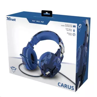 Trust GXT 322B Carus Gaming Headset PS4-hez és PS5-höz - terepszínű kék Trust GXT 322B Carus Gaming Headset PS4-hez és PS5-höz - terepszínű kék