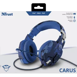Trust GXT 322B Carus Gaming Headset PS4-hez és PS5-höz - terepszínű kék Trust GXT 322B Carus Gaming Headset PS4-hez és PS5-höz - terepszínű kék