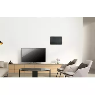 EVOLVEO Xany 2A, 230/5V, aktív szobaantenna FM/DAB /DVB-T2, LTE, 4G, 5G szűrő
