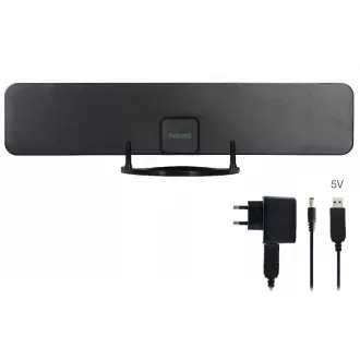 EVOLVEO Xany 2B, 230/5V, aktív szobaantenna FM/DAB /DVB-T2, LTE, 4G, 5G szűrő, aktív szobaantenna FM/DAB /DVB-T2, LTE, 4G, 5G szűrő