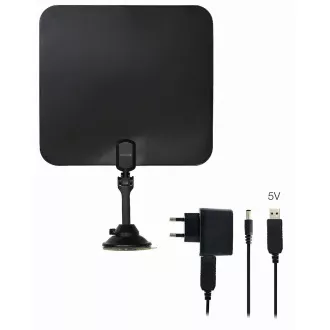 EVOLVEO Xany 2C LTE 230/5V, aktív szobaantenna FM/DAB /DVB-T/T2, LTE-szűrő