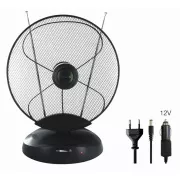 EVOLVEO Xany 4, 230/12V, aktív szobaantenna FM/DAB /DVB-T2, LTE szűrő, 4G, 5G