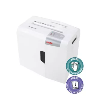 HSM iratmegsemmisítő Shredstar X8 (vágás: kombinált 4,5x30 mm | bemenet: 220 mm | DIN: P-4 (3) | papír, tűzőkapcsok, műanyag kártyák, CD)