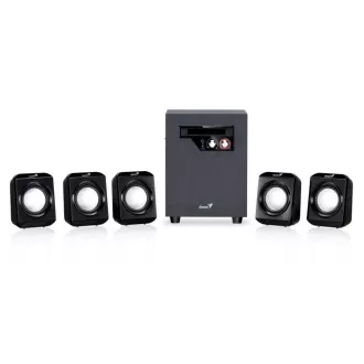 GENIUS hangszóró SW-5.1 1020 v2, 26W, fekete GENIUS hangszóró SW-5.1 1020 v2, 26W, fekete
