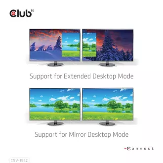 Club3D dokkolóállomás USB-C 13v1, 2xDP, 3xHDMI, 1xUSB-C, 5xUSB, 1xRJ45, 1x3.5mm, fekete, fekete