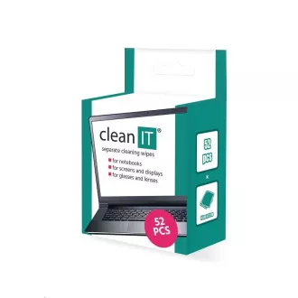CLEAN IT Nedves tisztító törlőkendők 52 db
