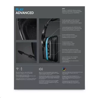 Logitech G935, vezeték nélküli 7.1, LIGHTSYNC játékfejhallgató - EMEA Logitech G935, vezeték nélküli 7.1, LIGHTSYNC játékfejhallgató - EMEA