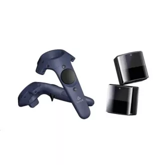 HTC Vive Pro Virtual Reality Headset (készlet), kék (VR szemüveg, Motino szenzorok, vezérlő, beépített hang) HTC Vive Pro Virtual Reality Headset (készlet), kék (VR szemüveg, Motino szenzorok, vezérlő, beépített hang)