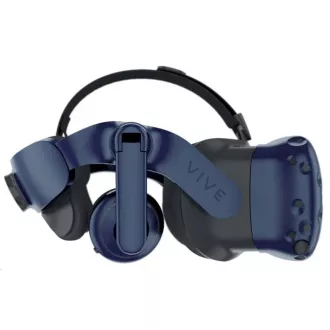 HTC Vive Pro Virtual Reality Headset (készlet), kék (VR szemüveg, Motino szenzorok, vezérlő, beépített hang) HTC Vive Pro Virtual Reality Headset (készlet), kék (VR szemüveg, Motino szenzorok, vezérlő, beépített hang)