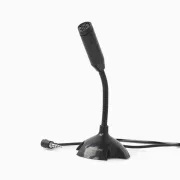 GEMBIRD asztali mikrofon MIC-D-02, fekete
