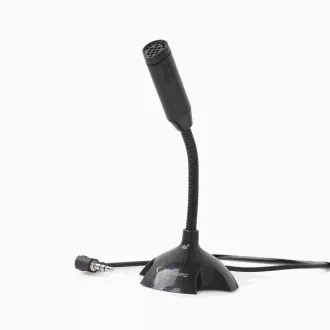 GEMBIRD asztali mikrofon MIC-D-02, fekete