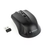 GEMBIRD egér MUSW-4B-04, fekete, vezeték nélküli, USB nano vevő