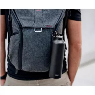 Equa Smart - okos palack, acél, márvány, rózsaszín pirosító