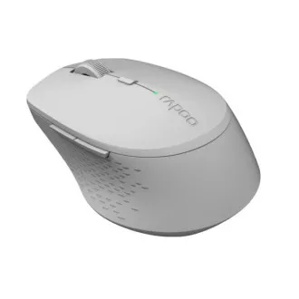 RAPOO egér M300 csendes vezeték nélküli optikai egér, több mód: 2,4 GHz, Bluetooth 3.0 és 4.0, szürke